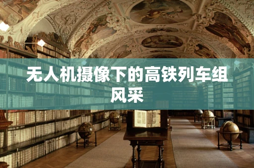 无人机摄像下的高铁列车组风采