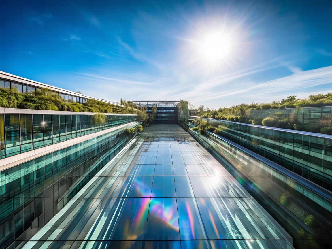 无人机摄像下的中学教学楼新视角