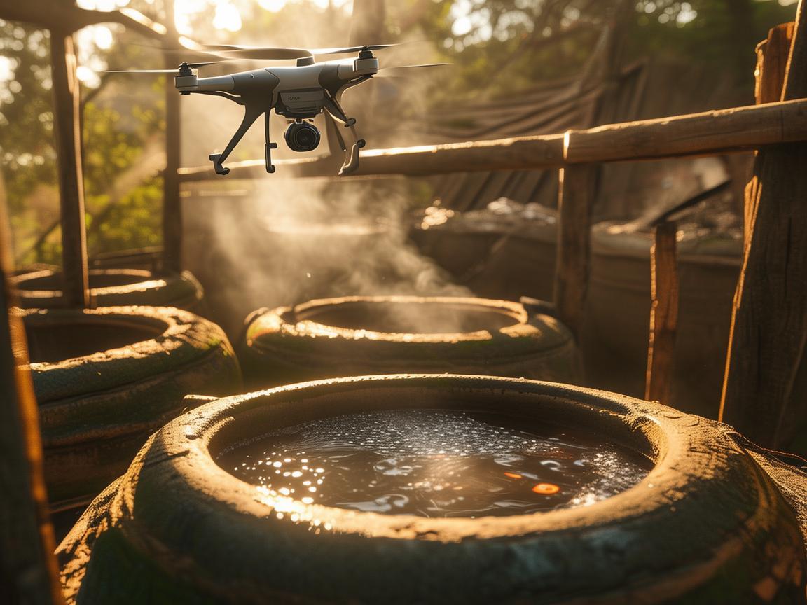 白酒酿造中的无人机摄像探秘