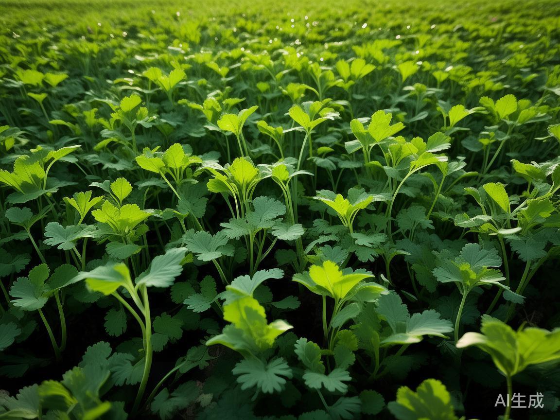 无人机视角下的香菜别样风采