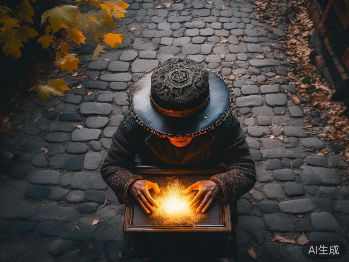 无人机摄像下的算命先生新视角