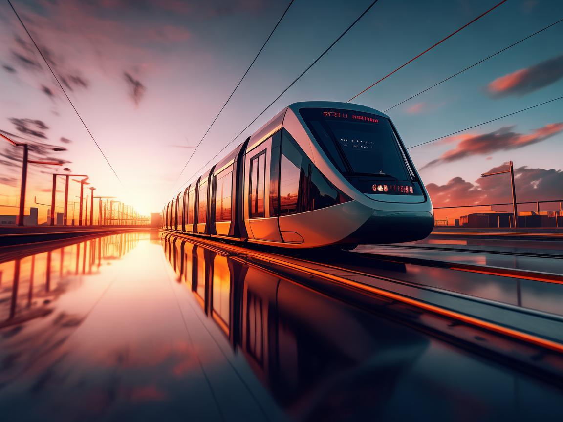 无人机摄像下的无轨电车新视角