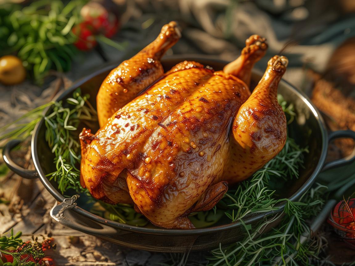 无人机视角下的烤鸡美味之旅 无人机视角下的烤鸡美味之旅