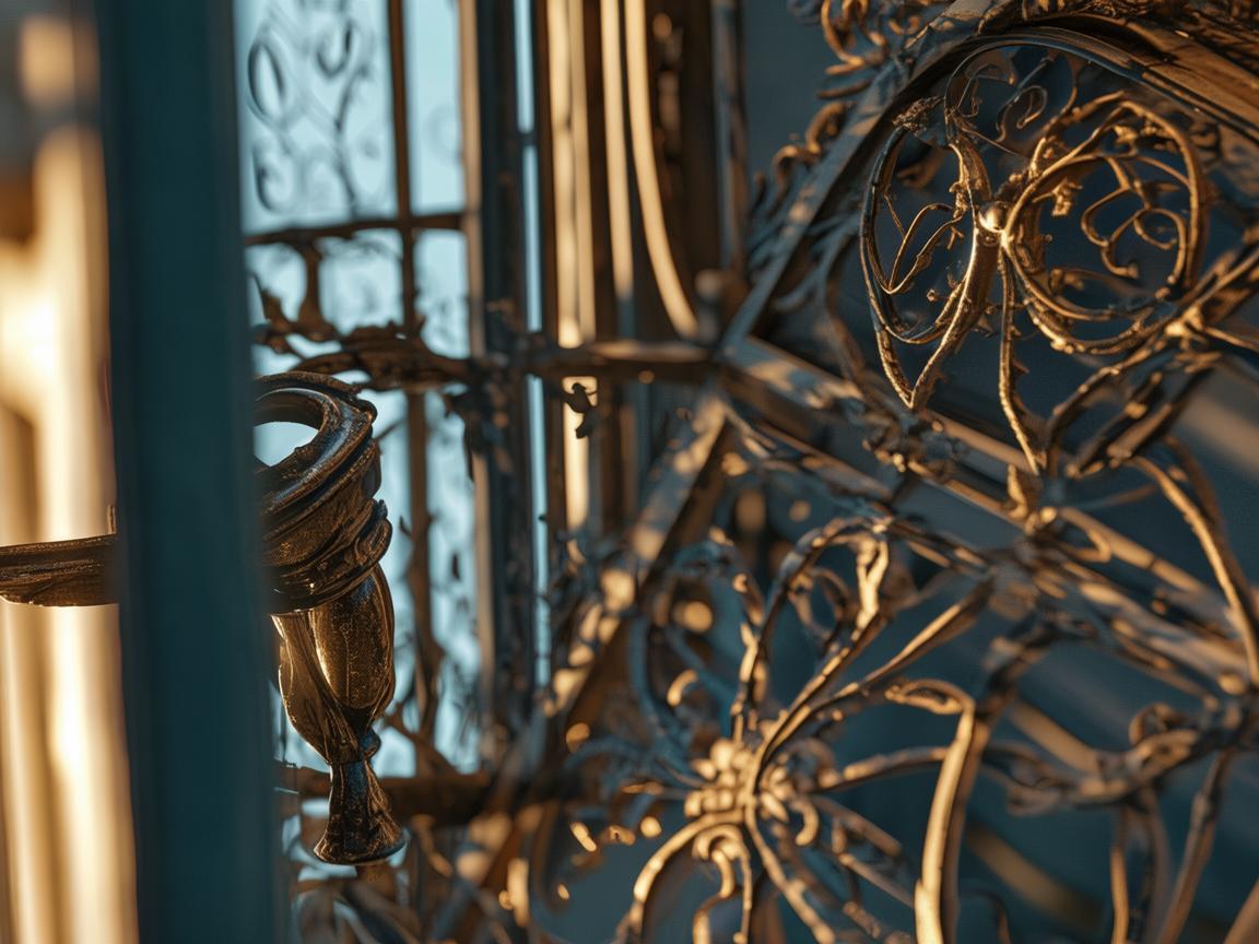 无人机摄像下的阳台栏杆别样视角