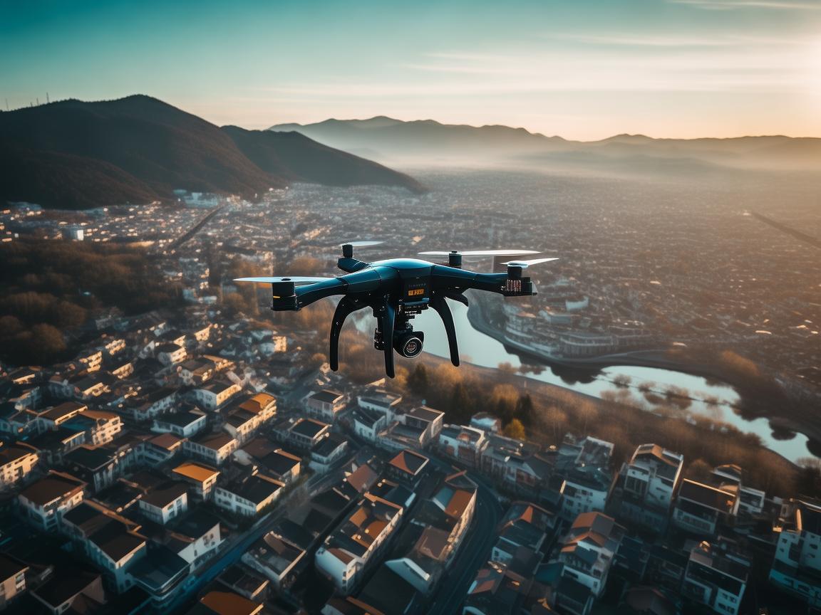 鹤岗上空的无人机摄像探秘 鹤岗上空的无人机摄像探秘