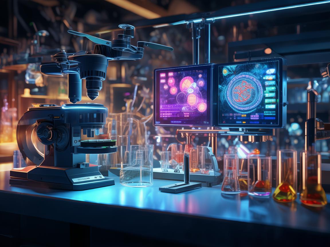 无人机摄像下的分子生物学探秘