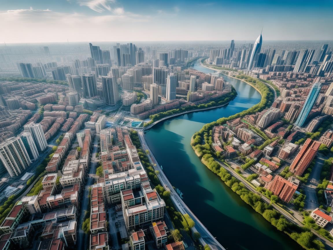 嘉兴视角，无人机摄像下的城市新貌