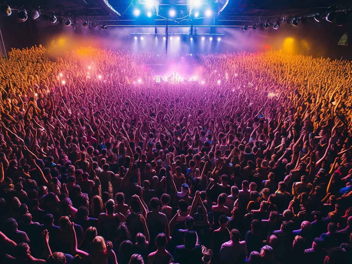 无人机视角下的歌迷盛宴