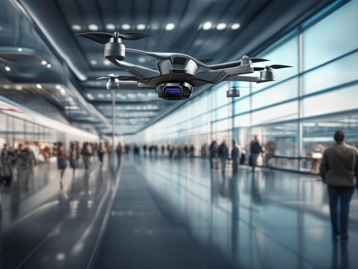 无人机摄像助力航站楼智能监控