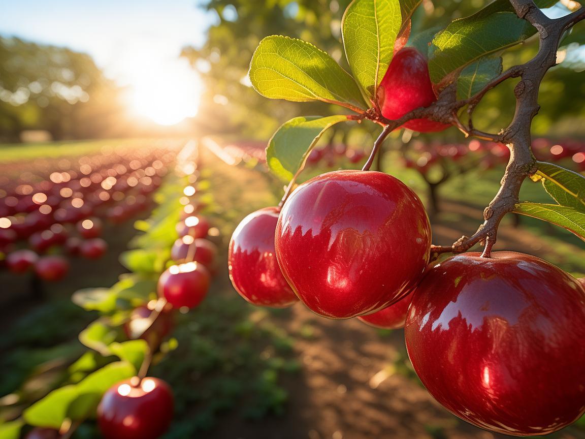 无人机视角下的沙果之美