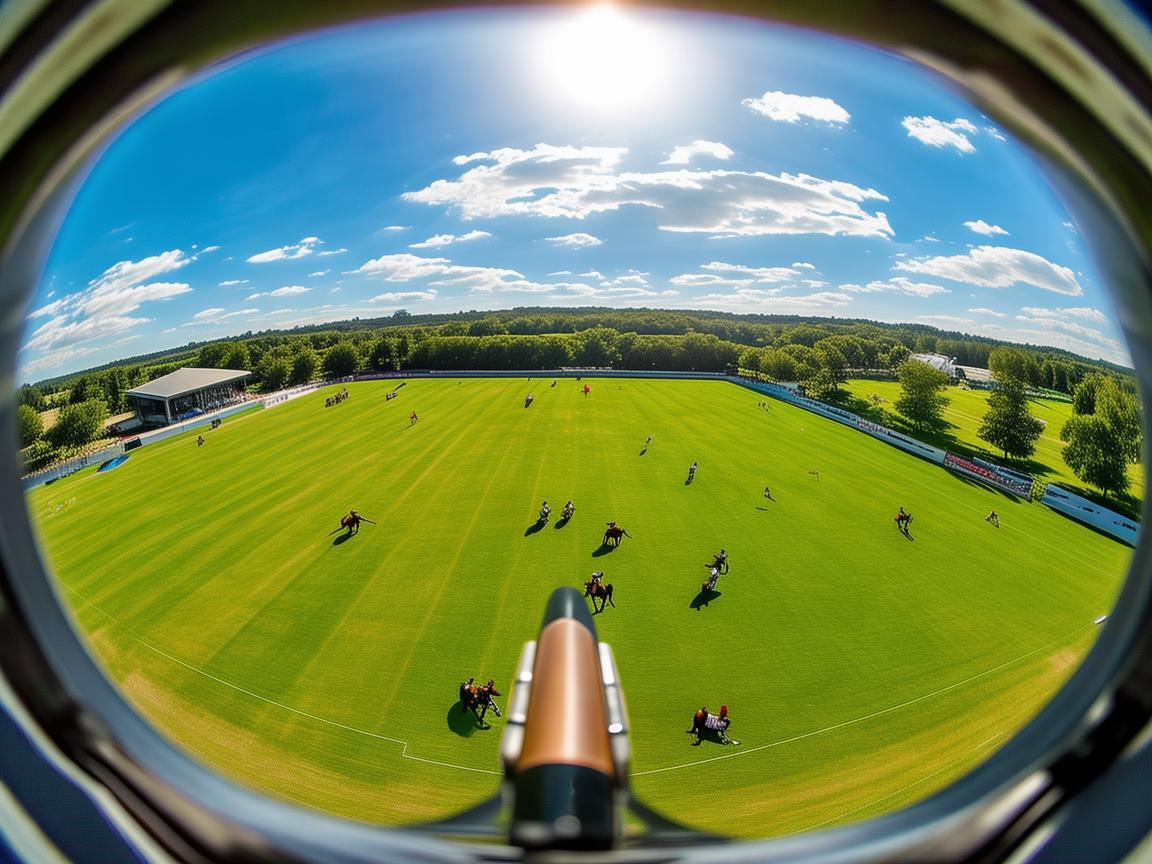 无人机摄像，马球衫视角下的别样精彩