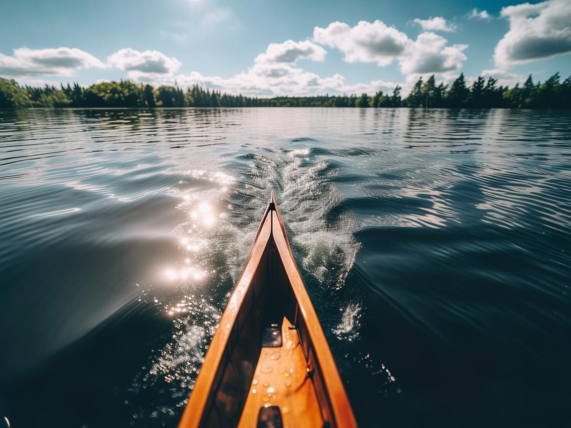 无人机视角下的划艇精彩瞬间