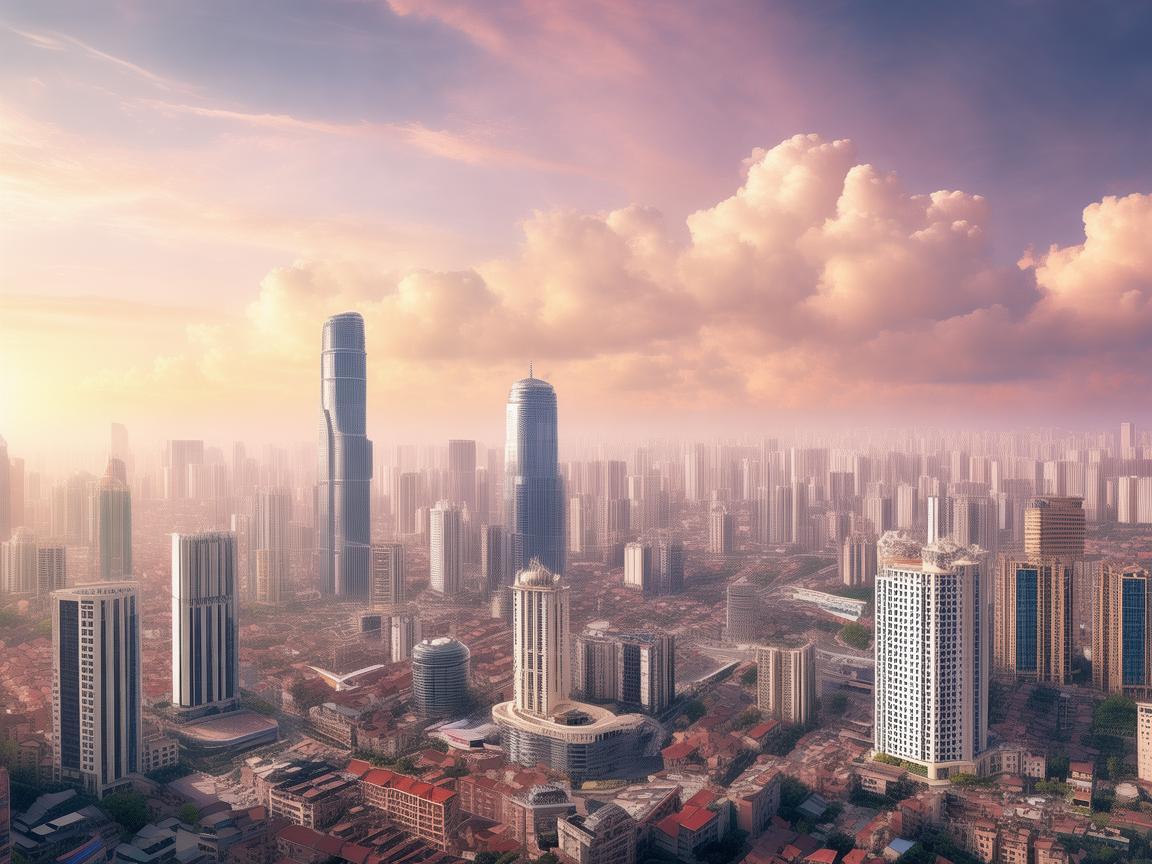 南宁上空的无人机摄像之美