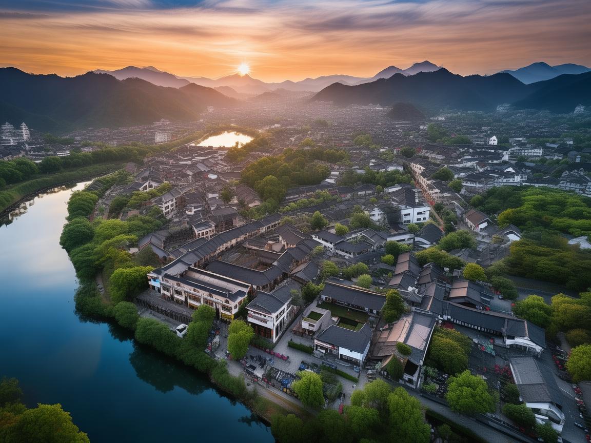 无人机摄像下的泰兴别样风采