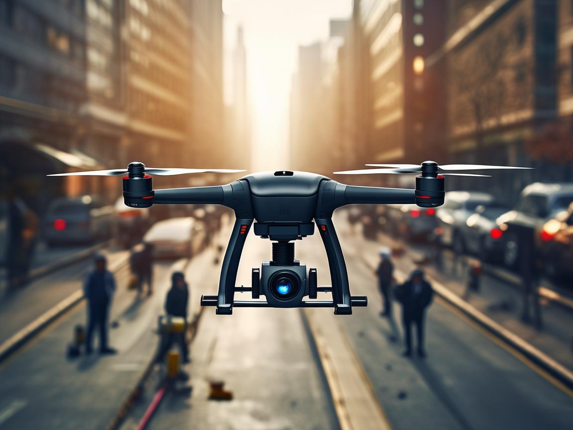 无人机摄像助力保洁管理新飞跃