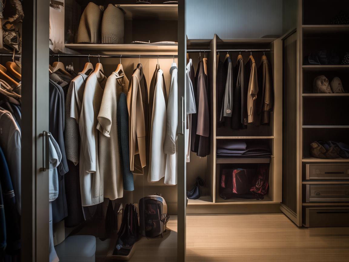 衣柜里的别样视角，无人机摄像技术的独特展现