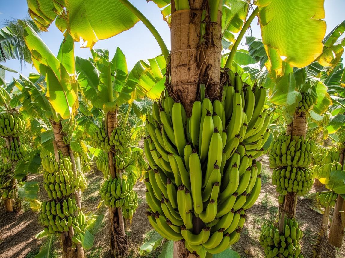 无人机视角下的香蕉百态