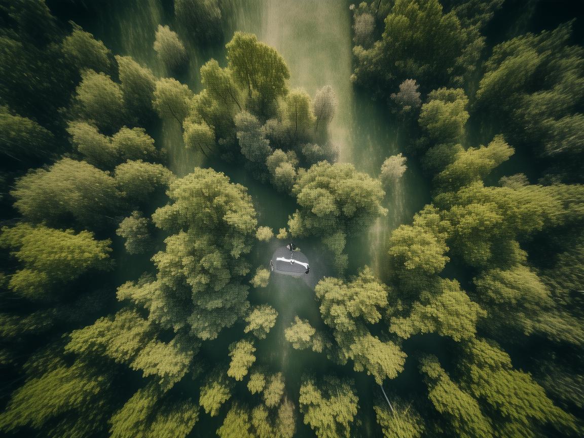 无人机摄像，无袖T恤下的灵动视角