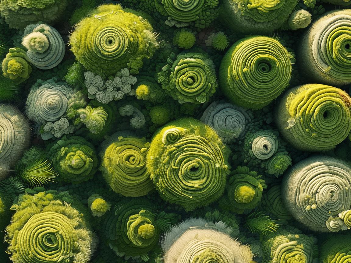 无人机视角下的花卷百态