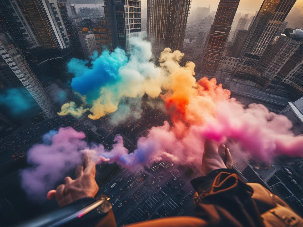 无人机摄像，演绎空中魔术奇观