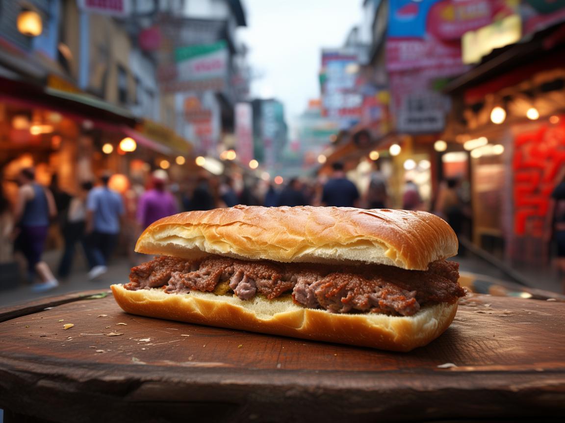 无人机视角下的肉夹馍传奇