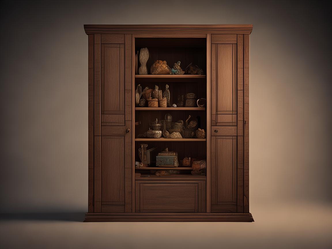 无人机摄像下的简易衣柜探秘