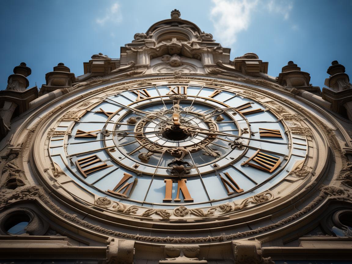 无人机视角下的挂钟之美