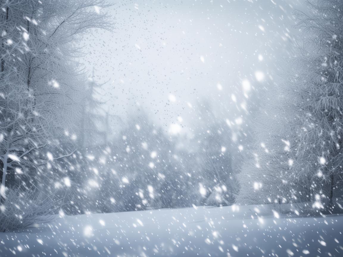 大雪纷飞下无人机摄像的独特视角