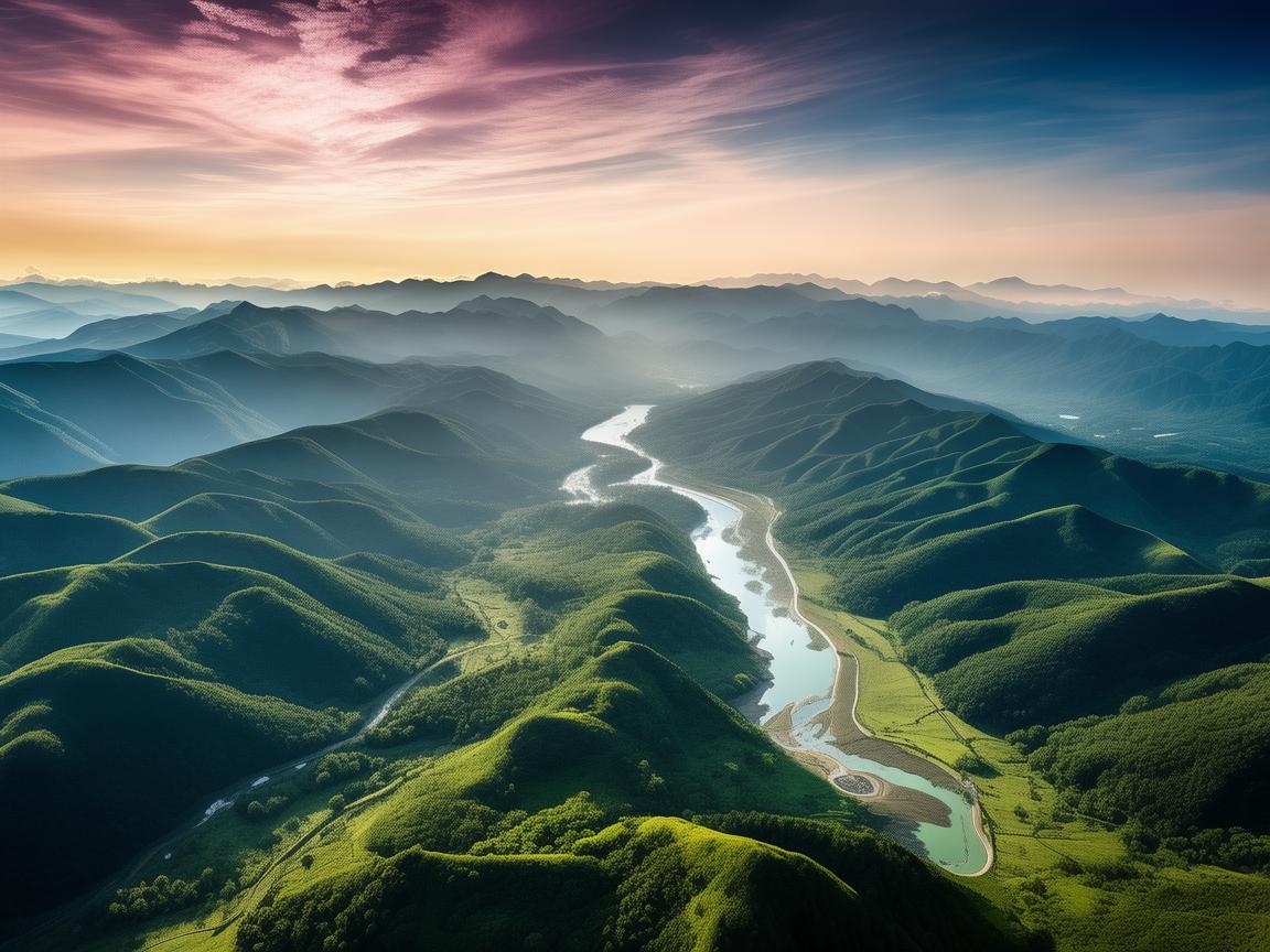 河池风光，无人机摄像下的别样景致