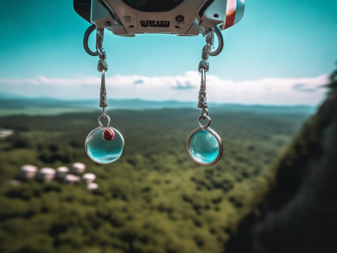 无人机摄像,耳环视角下的独特视界