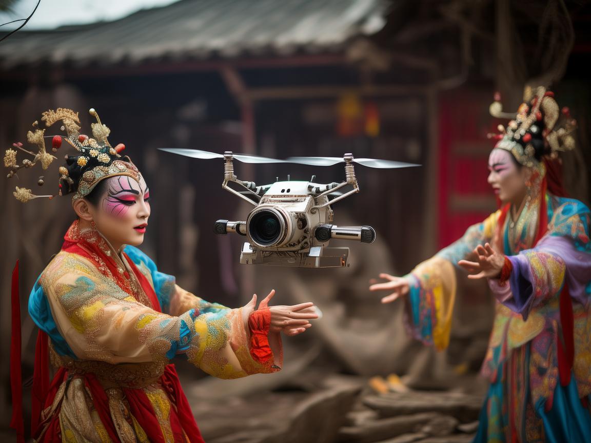 二人转与无人机摄像技术的奇妙碰撞