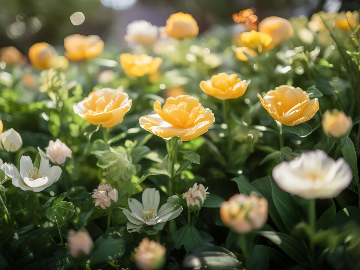 无人机摄像下的假花别样风采 无人机摄像下的假花别样风采