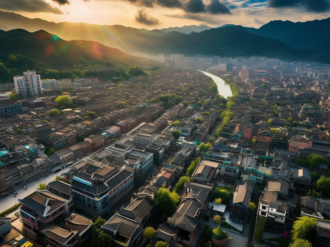 巴中，无人机摄像下的别样风采