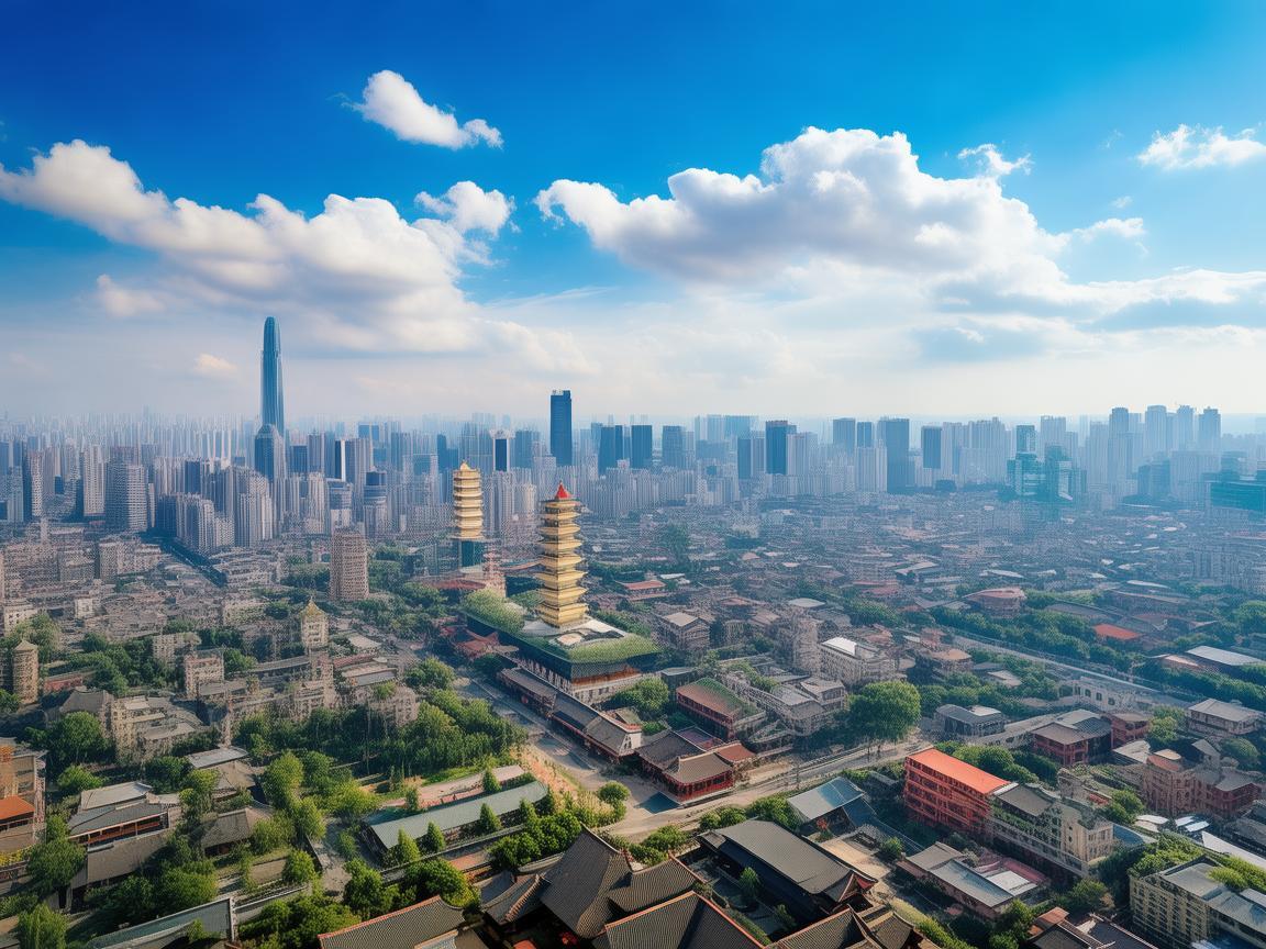 沧州上空的无人机摄像视界