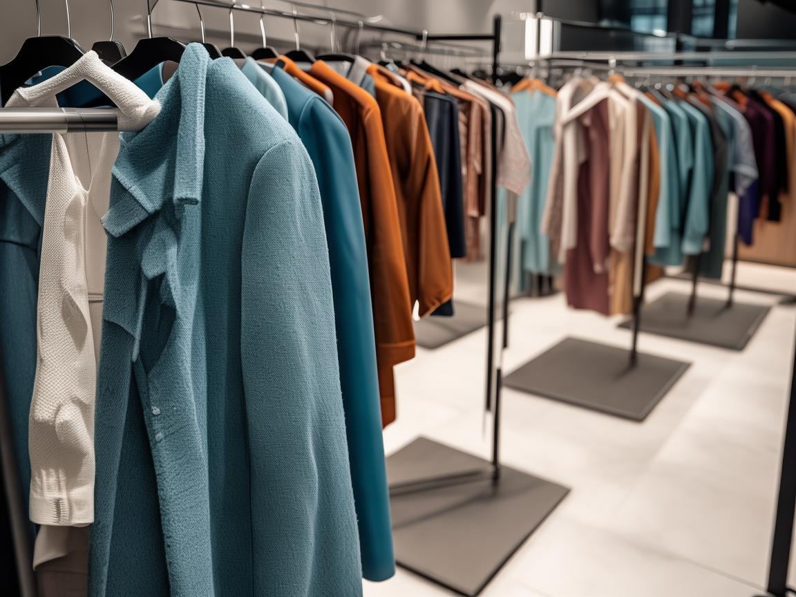 无人机摄像助力服装店衣架展示新视角