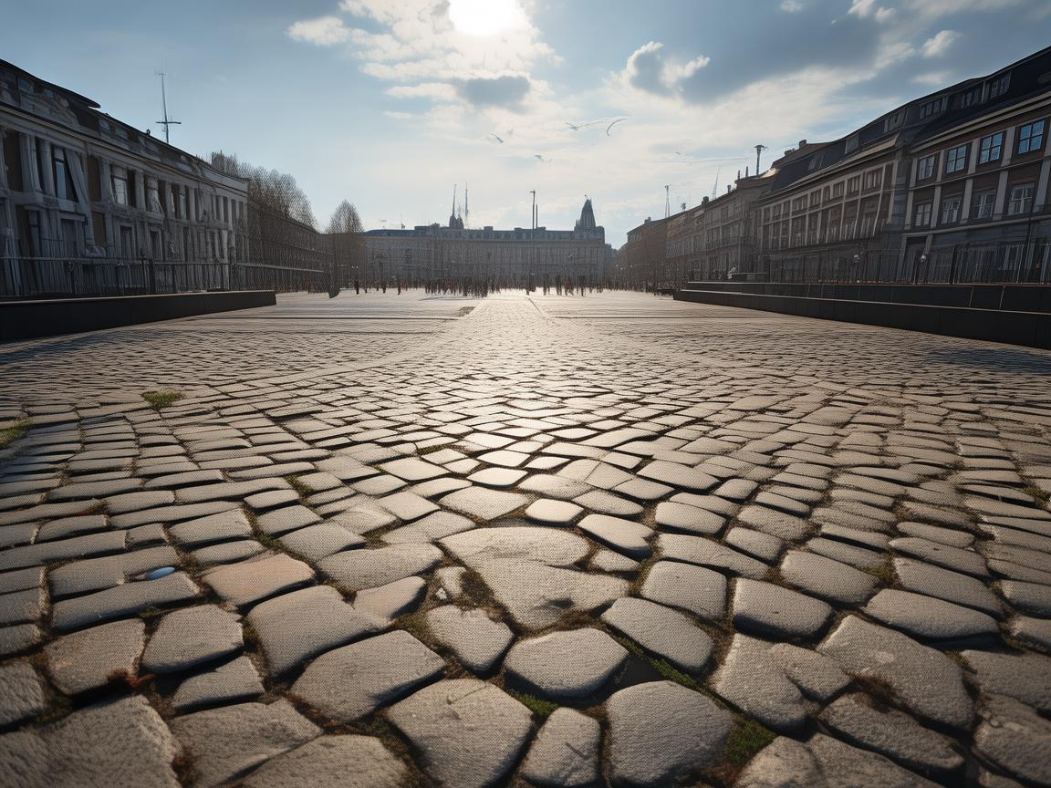 广场之上，无人机摄像的独特视界