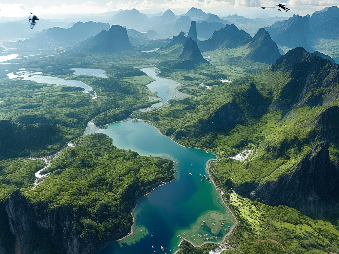 无人机摄像助力地理学家探索未知