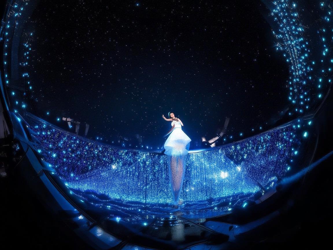 无人机视角下的歌手风采