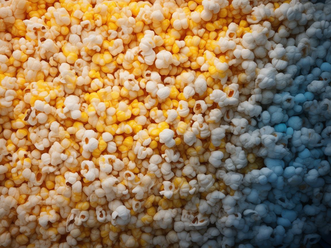 无人机视角下的爆米花奇妙影像