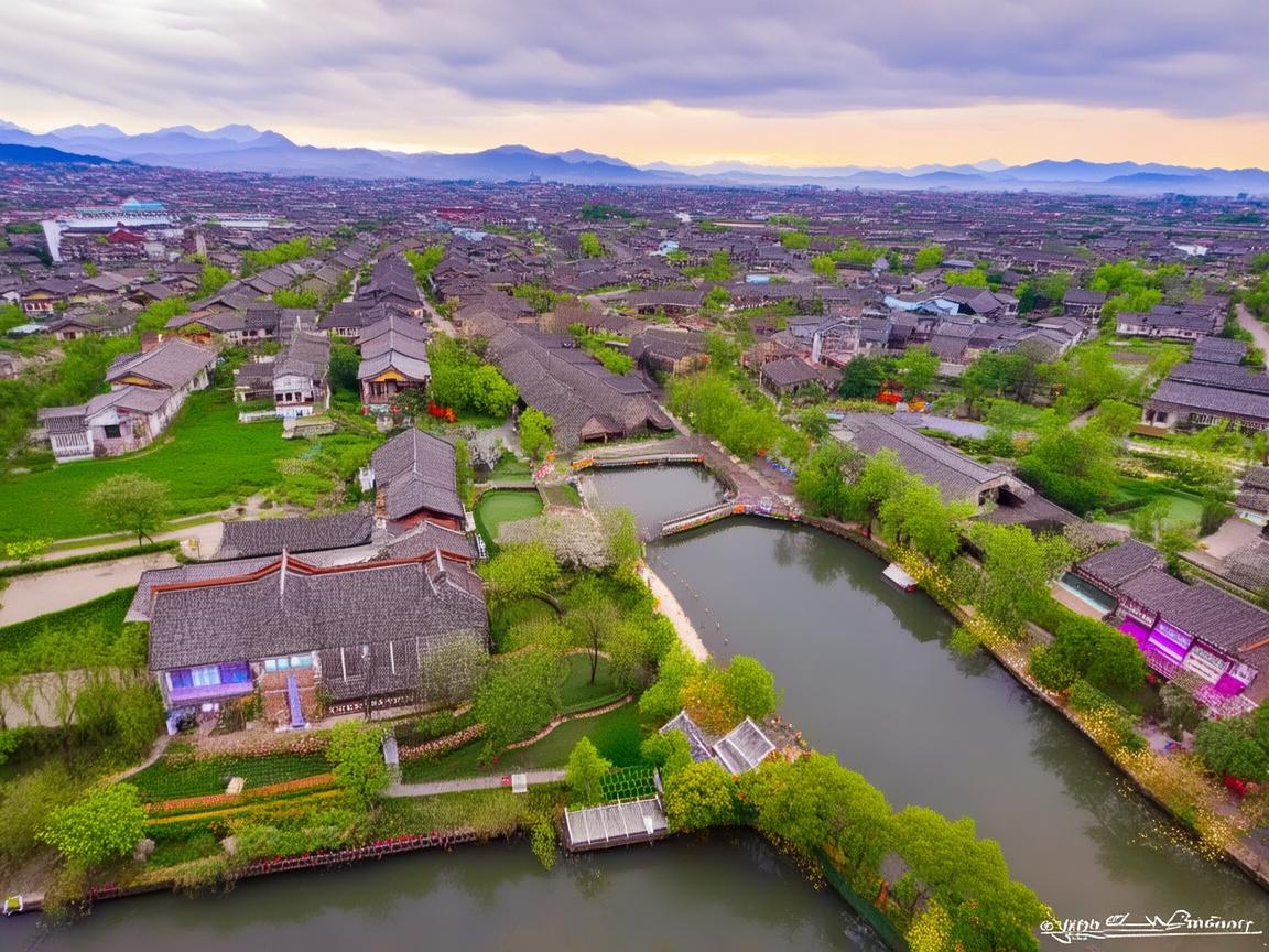 无人机视角下的兴化之美