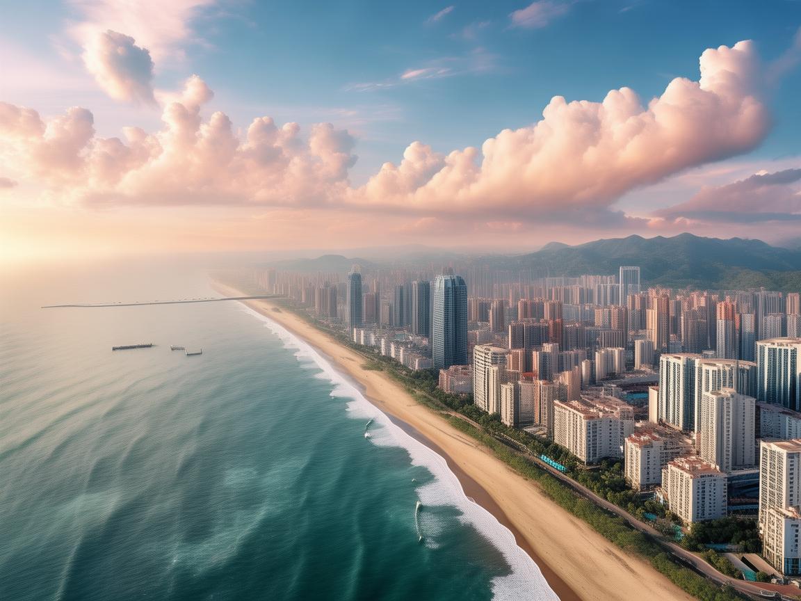 威海风光，无人机摄像下的独特视角